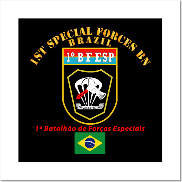 Brazil - 1st Special Forces Battalion Wall Art by twix123844